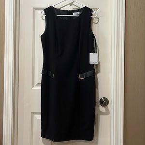 NWT Calvin Klein sleeveless sheath dress
